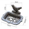 Cast Iron Soap Holder Creative Bird Soap Dishes for Bathroom Garden Outdoor Sink Decoration Ornaments Bathroom Accessories