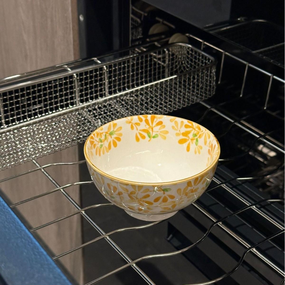 

Janpanese Style Ceramic Bowl Creative Retro Hand-painted Ceramic Anti-scald Soup Bowl Home Kitchen Noodle Ramen Tableware Bowl 11.2X5.8CM