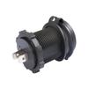 Universal Motorcycle Car Charger LED Light Dual USB Charger Power Socket 2.1A / 1A with USB Light for Motorbike USB Car Charger
