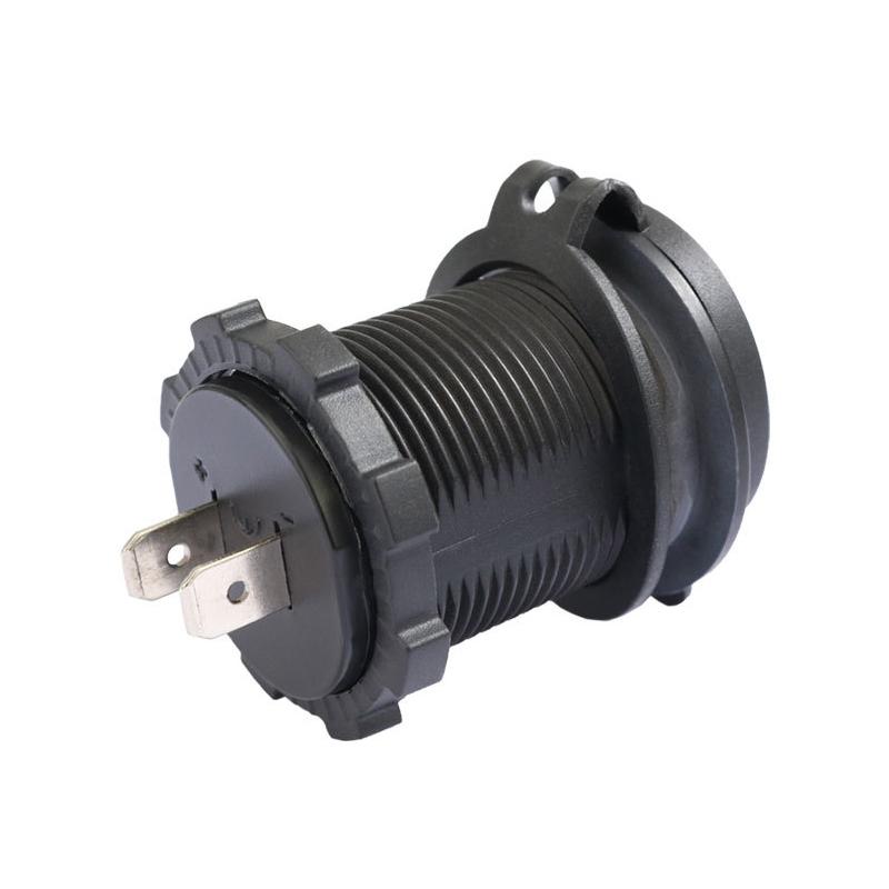 Universal Motorcycle Car Charger LED Light Dual USB Charger Power Socket 2.1A / 1A with USB Light for Motorbike USB Car Charger
