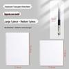Waterproof Transparent Sticky Notes for Students - Quick-Drying Memo Pad for Exams & Note-Taking