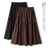 Mid-Length High-Waisted Slimming Plus Size Casual Summer Skirt