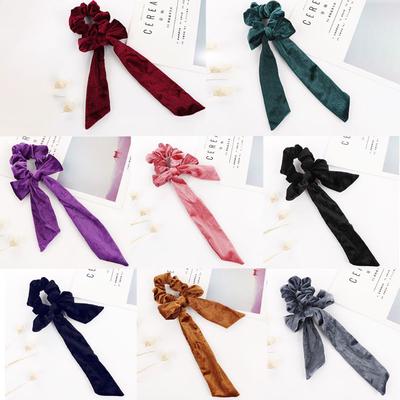 Baby Hair Ring Big Bow Headwear Velvet For Hair Decoration Accessories Practical