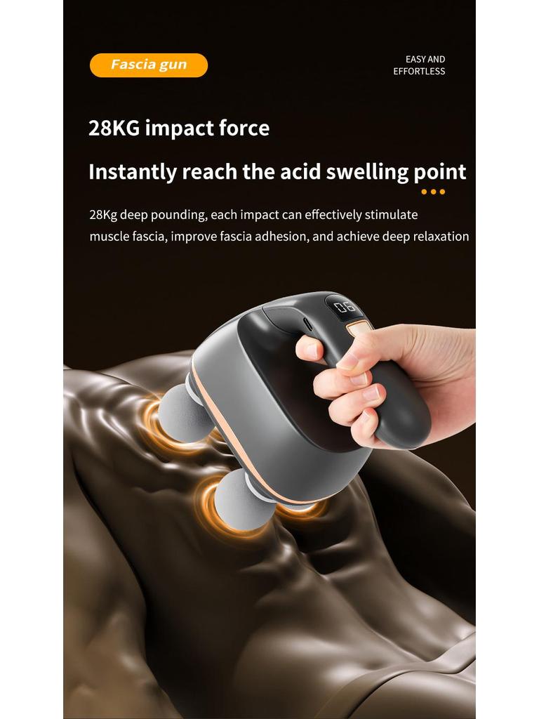 New Four-Head Multifunctional Muscle Massager Gun for Home Use