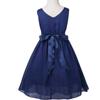 Kids Girls Princess Dress V Neck Flower Tutu Dress Pageant Junior Prom Gown Wedding Bridesmaid Evening Party Dress