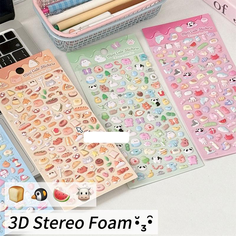 3D Prægestempler Scrapbooking DIY Dagbog Sødt Skrivegrej Skoleklistermærke Japansk Stil Telefoncover Dekorative Klistermærker