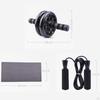 Ab Exercise Bike, 2 Push-up Bars, Jump Rope, Hand Gripper, Resistance Band, Knee Mat, Training