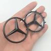 2025 Horké Pro Mercedes Benz 52mm 58mm ABS Chromová Černá Hvězda Logo Mercedes Znak na Volantu Samolepka Pro Mercedes Benz C E S Cla