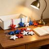 Glitter Foam Star Pendant Decorations for Independence Day Festivities Suitable for Crafting Party Decoration and Home Display