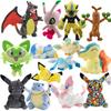 Sleeping Sylveon Plush Toy Pikachu Sprigatito Celebi Zeraora Sudowoodo Doll Cartoon Blastoise Cyndaquil Plushie Kid Gift