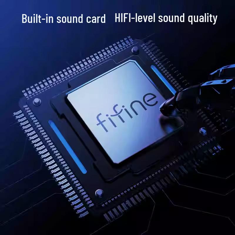 FIFINE K678 Professional Condenser Microphone for Desktop Streaming, Recording, and Gaming