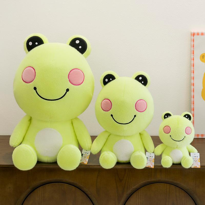 New Couple Frog Doll Children Plush Toys Internet Celebrities Soft Cute Doll Sleeping Frog Doll