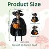 Halloween Garden Courtyard Decoration Ground Plug 2D Stakes Horror Hand/Spider/Skeleton/Pumpkin Signs Card