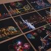 4-teiliges Set A5 DIY-Kratzmalerei Feuerwerk Kirschblüten Klassische Gebäude Landschaft Tiere Kratzmalerei Zeichenspielzeug