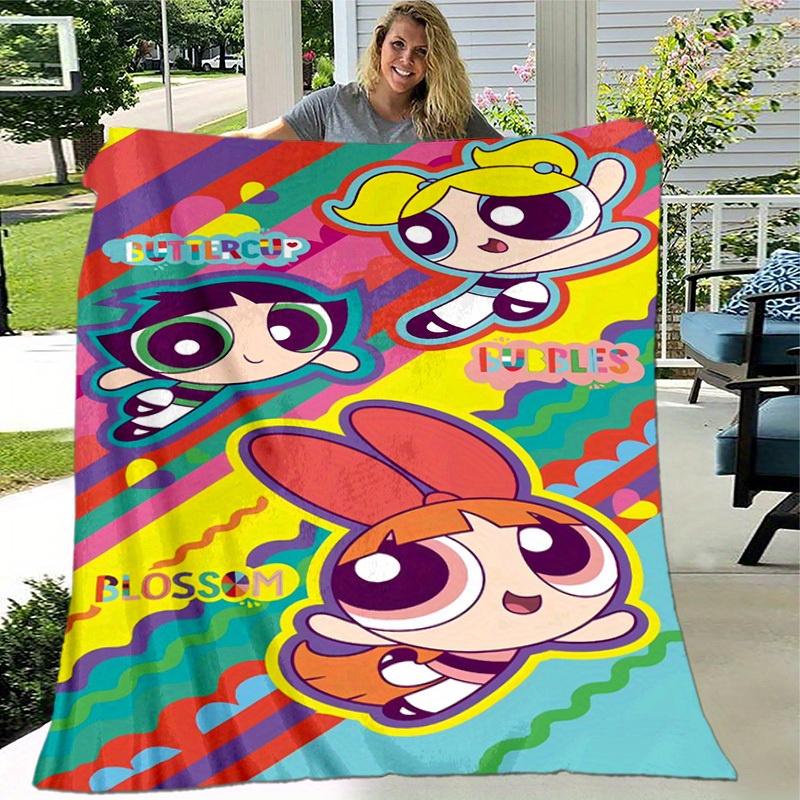 1pcPowerpuff Blanket - Soft and Comfortable, Suitable for All Seasons, Makes a Gr
