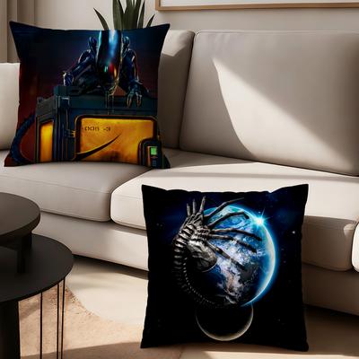 Federa Cuscino TV Show A-Alien earth Cuscini da Ufficio Adatti per Divano Auto Camera da Letto Copricuscino Decorativo