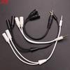 JCD 1Male To 2 Dual Female Y Splitter Cable 3.5 Mm Audio Cable For Earphone Headset Headphone MP3 MP4 Stereo Plug Adapter Jack
