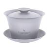 Pure Titanium Gaiwan Teapot With Double-Wall Insulation Heat-Resistant Gongfu Tea Set Modern Minimalist Ceremony
