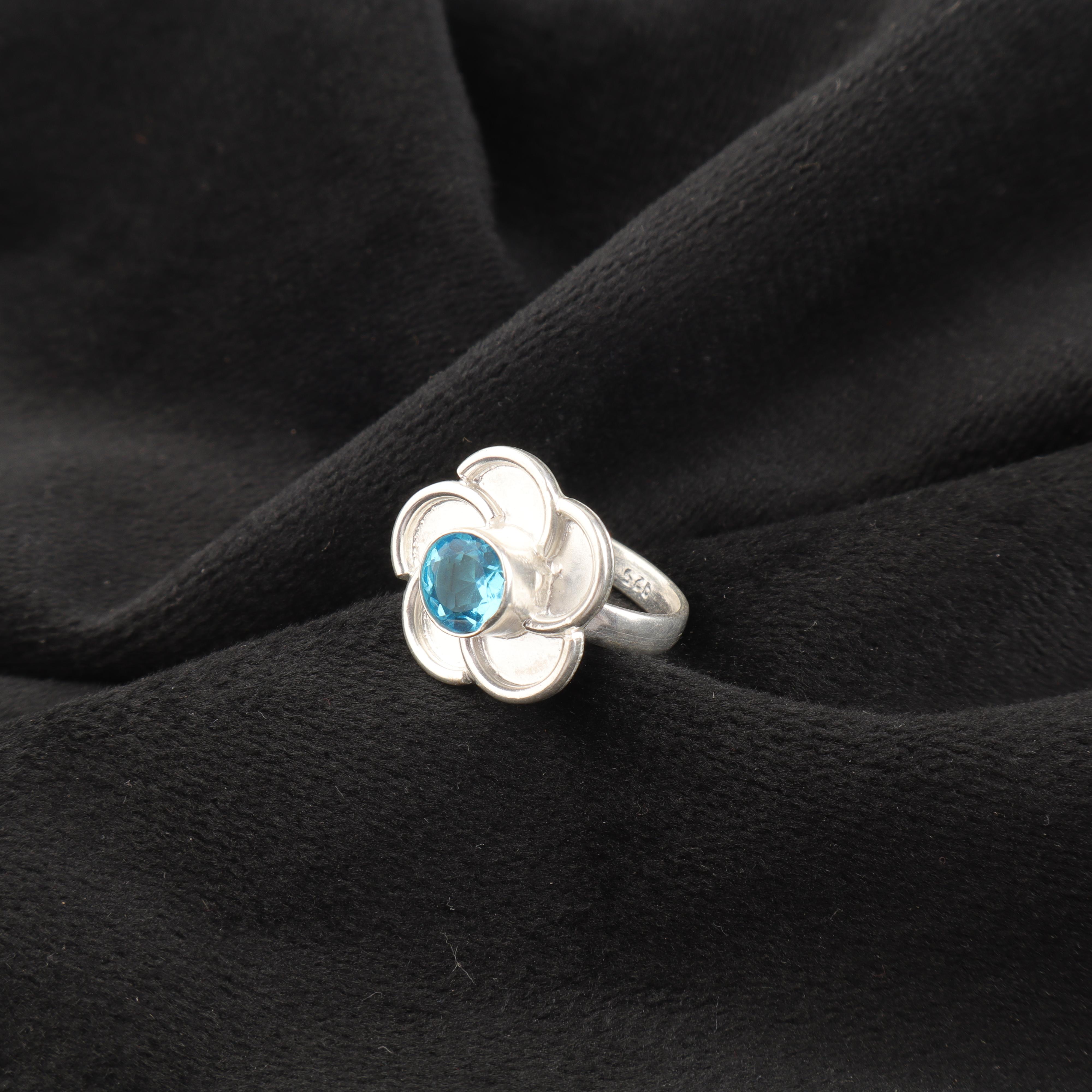 

Украшения с голубым топазом, кольцо с драгоценным камнем, подвеска из стерлингового серебра 925 пробы, кольцо ручной работы, серебряные украшения для свадебного подарка 12 синий