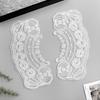 White Mesh Embroidery Appliqué Decoration Clothing Versatile Dress Dress Accessories Fabric Patch Accessories