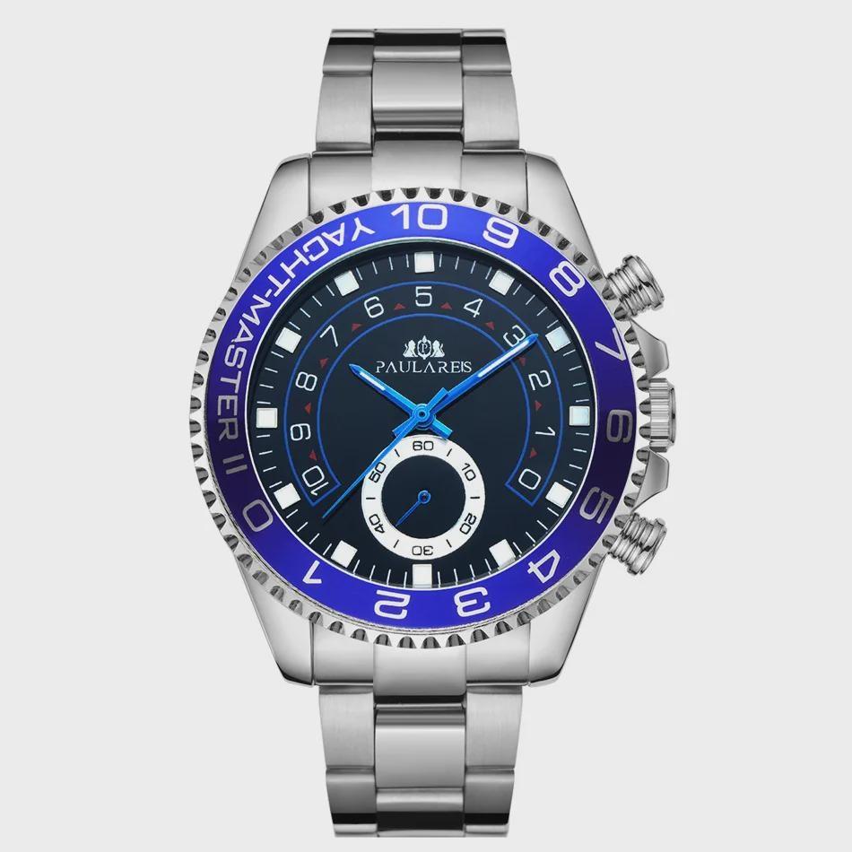 Luxury Automatic Self Wind Mechanical Watches for Men Stainless Steel Casual Business Men Watch