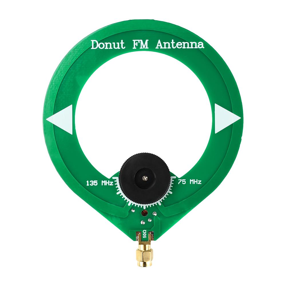 

75 Mhz-135Mhz Donut Antenna Module FM Full Band Circular Reception Antenna 5W Low Impedance for Car Broadcasting DIY Projects
