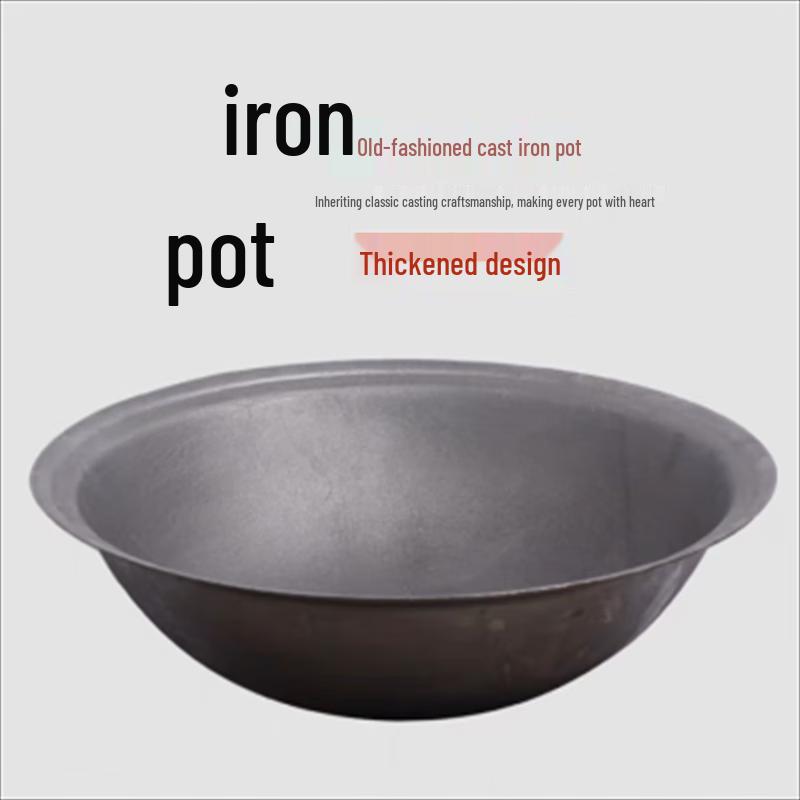 

GOWKE Commercial Traditional Cast Iron Wok