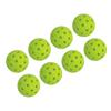 12 szt. 74 mm 40 otworów Pickleballs PE Plastikowe piłki Pickleball o wysokiej elastyczności do użytku na zewnątrz z otworami w kolorze zielonym