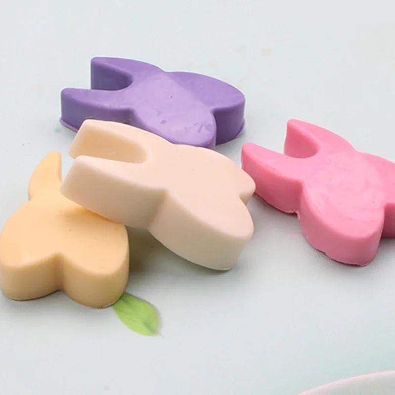 6 Cavity Tooth Shaped Silicone Cake Mold Teeth Chocolate Fondant Candy Candle Soap Mould Jelly Decoration Tools Pudding Molds
