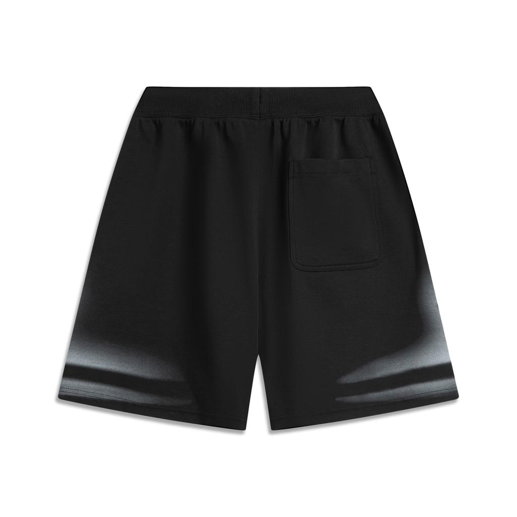 Li Ning Anti-Five Series Sport Simple Loose Fit Color Block Casual Shorts Men Shorts Black AKSV039-5