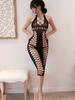 Sexy Lingerie Halter Dress Women Underwear Lady Sexy Babydoll Plus Size Hot Women Fishnet Body Stockings Lenceria Sexi Sleepwear
