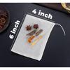 Reusable Tea Bag Cheesecloth 25Pcs 4"x6", Sachet Bags Empty Soup Bag Spice Bags for Cooking Tea Bags for Loose Leaf Tea Drawstring Bag Tea Filter