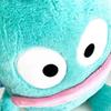 Sanrio Characters Fluffy Hangyodon 2L Plush Interior Big Size Blue