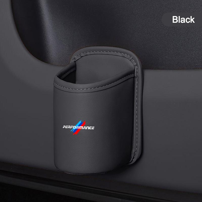 

Car Water Cup Stand Rear Seat Drink Rack Leather Water Cup Box For BMW Performance E46 E39 E60 F10 F20 F30 F15 F16 Accessories