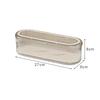1pc Makeup Brush Storage Box Cosmetics Organizer Desktop Jewelry Box Dust-proof Water-proof Powder Puff Storage Box with Lid