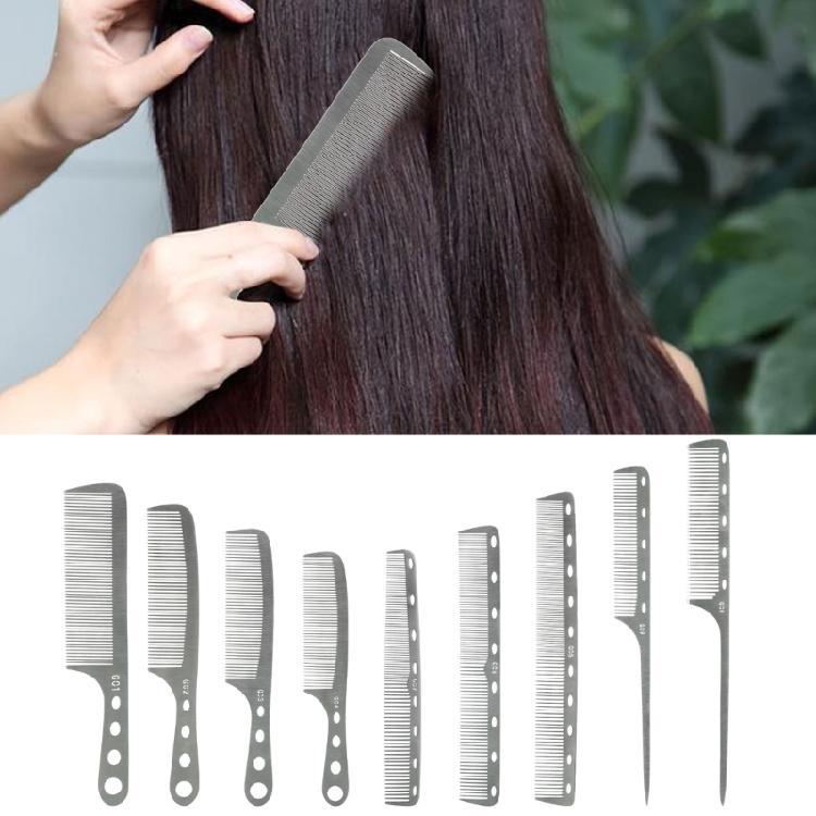 Carbon Steel Hair Cutting Tool Hairdressing Fine Tooth Combs for All Hair Types