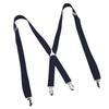 Mens Suspenders Approx 1x41.3in Nonslip Safe   Sturdy Metal Wide Applicability Dress Suspenders for Work Wedding