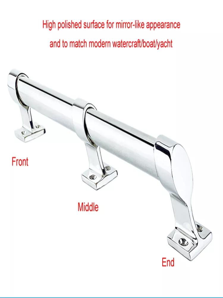 25mm Angles 316 Stainless Steel Boat Hand Rail Fitting Marine Railing Support Bracket Tube Stanchion Hardware Yacht Accessories