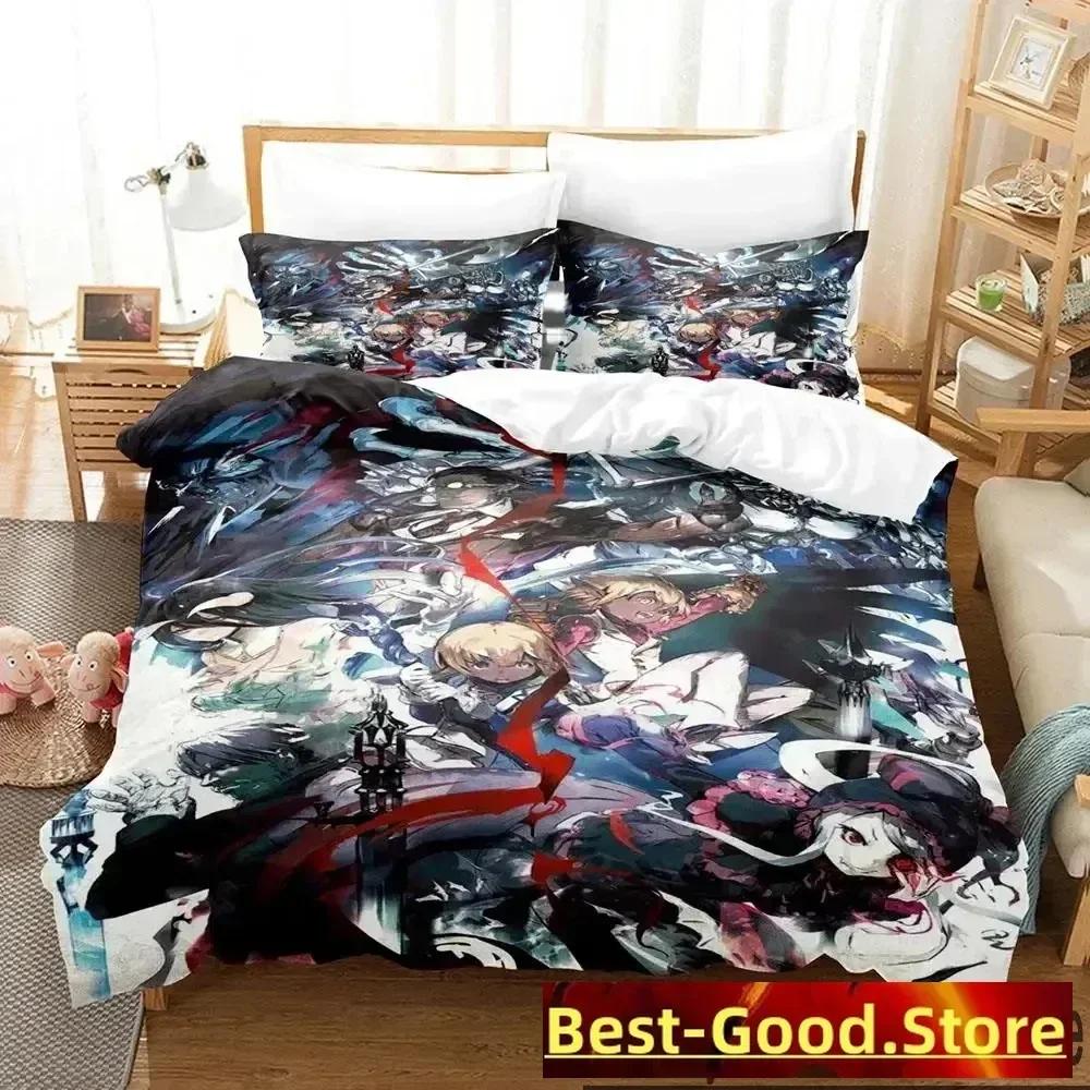 3D Print OVERLORD Bedding Set Duvet Cover Bed Set Quilt Cover Pillowcase Comforter king Queen Size Boys Adult Bedding Set