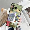 Cartoon Ente Katze Hülle für Apple iPhone 17 Pro Max 15 Pro 7 8 XR XS MAX 14 11 16 13 12 Air Funda Handyhülle