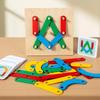 Kreatives geometrisches Puzzle-Set für Kinder: Vielseitige Formen für Vorschulerziehung und Spiel
