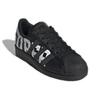 (GS) adidas originals Superstar J Logo 'Black White' Kids' FV3745