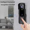 Kabellose Video-Türklingel, Zwei-Wege-Sprach-Video-Gegensprechanlage, kabellose Video-Türklingelkamera mit Monitor, 120-Grad-Betrachtungswinkel, M2, 4,3-Zoll-Bildschirm
