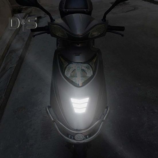 3ks Jasná noční výstražná nálepka Dobrý jas Praktická noční reflexní nálepka na motocykl