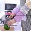 Simple Household Anti-Dirt Long Sleeve Striped Rose Floral Cleaning Gloves For Office And Home Use Suitable For Men And Women.