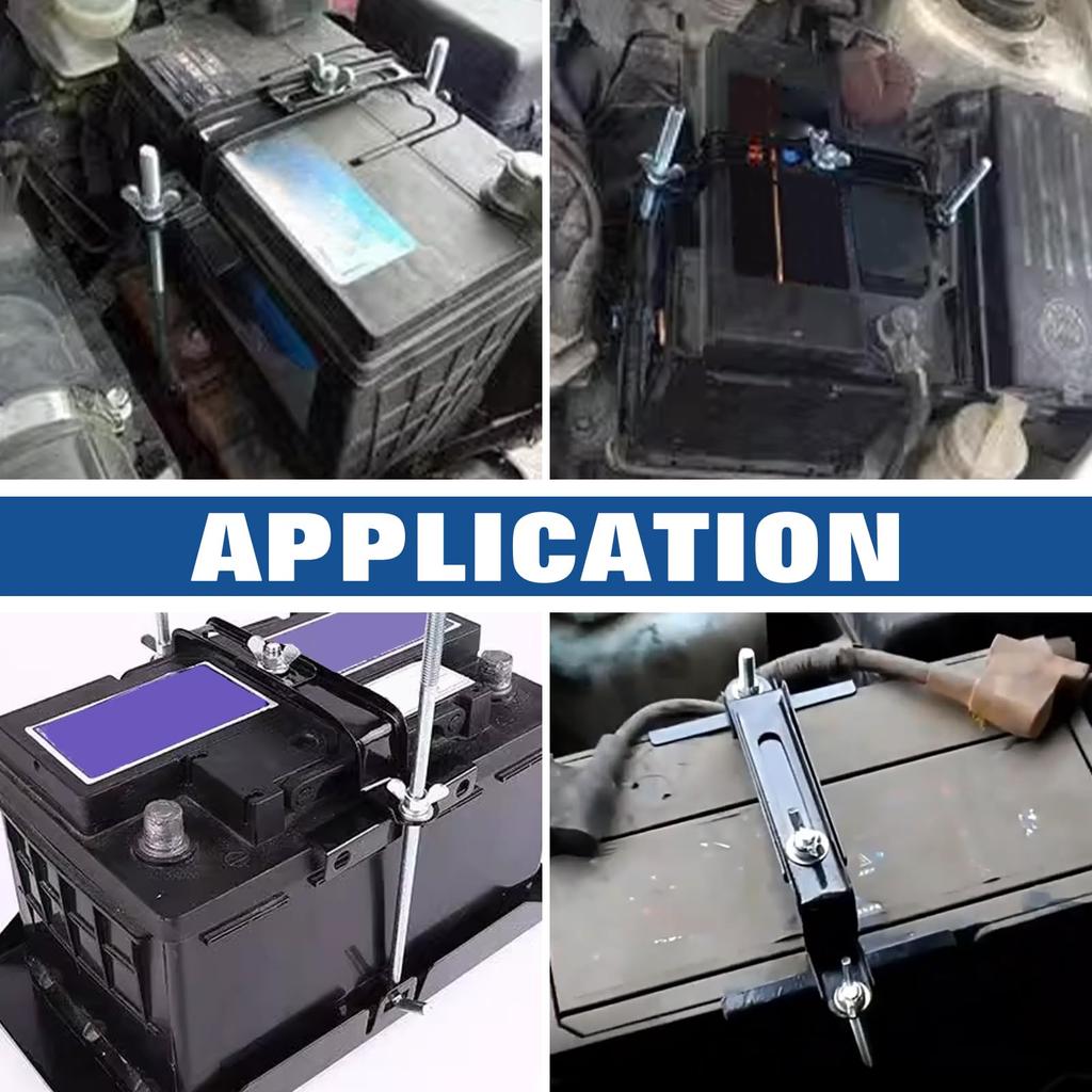 LEONTOOL Sliding Adjustable Frame Holder with Car Bracket Easy Universal Automotive Fixing Accessory for and RVs H-Type J-Bolts, Hold-Down Kit,