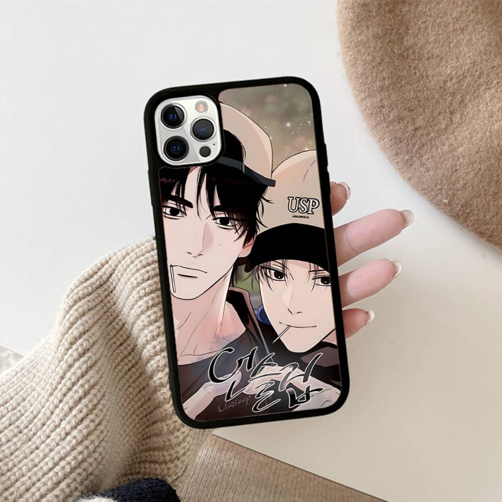 

Unsleep Bl Anime Phone Case Silicone PC+TPU For IPhone 11 12 13 14 15 16 17 Plus Pro Max Cover iPhone 16 plus