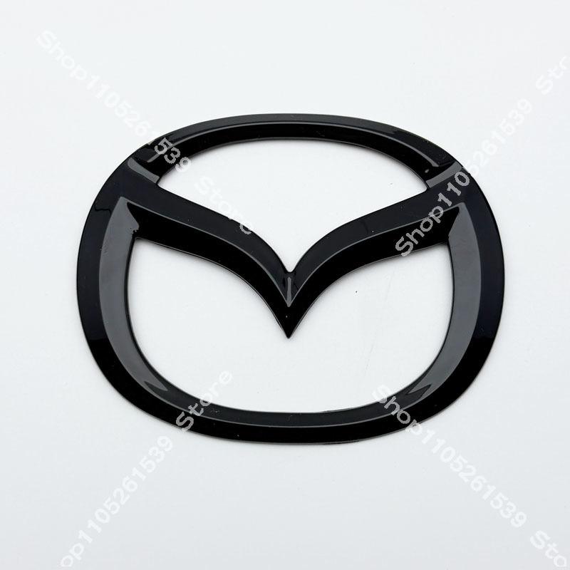 AAGH1 Mazda MX5 Miata ND Front Rear Black Car Logo Emblem Badge For MX-5 Miata ND NC Carbon 2016 2017 2018 2019 2020 2021 2022 2023