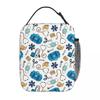 Medical Equipment Pattern Insulated Lunch Bag for Kids School Cooler Thermal Food Box Tote Portable Lunch Boxes Container