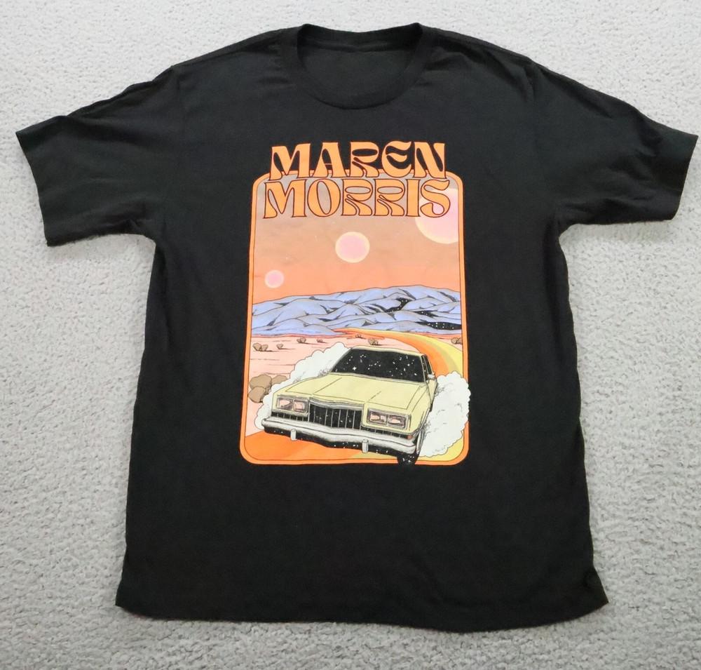 Vtg Maren Morris Tour Concert Heavy Cotton Black All Size T Shirt UR431 Unisex T-Shirt S